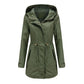 Women's Hooded Windbreaker Trench Coat – Stylish & Comfortable 9
