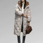 Women's Hooded Winter Jacket – Knee-Length & Cozy Warmth 1