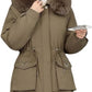 Women’s Insulated Parka Coat – Stylish Faux Fur Hood & Adjustable Fit 2