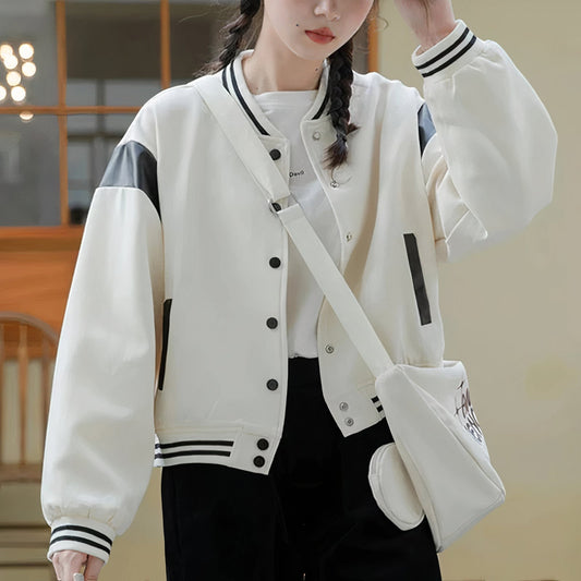 Women's Jacket – Loose Fit Windbreaker for Spring Comfort 0