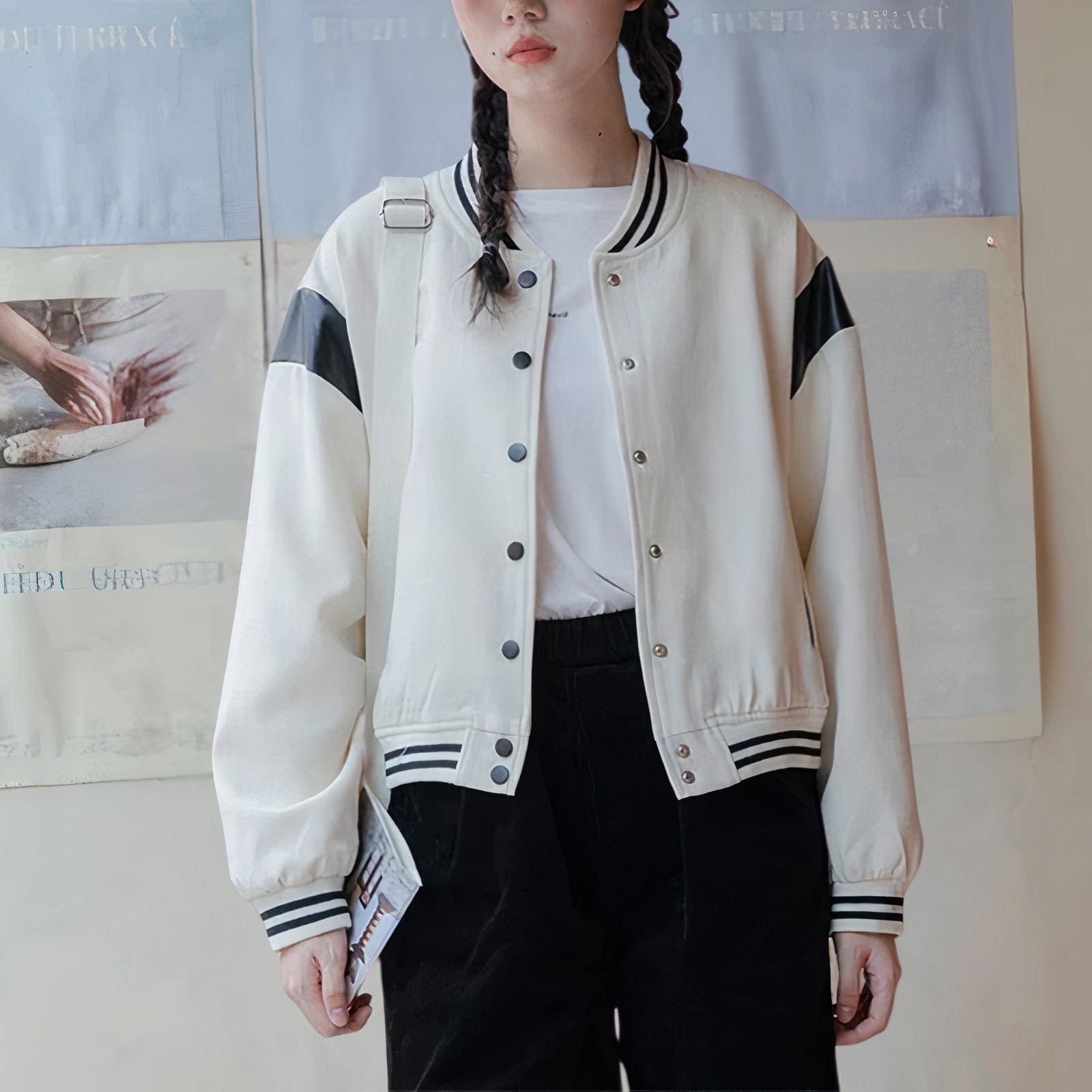 Women's Jacket – Loose Fit Windbreaker for Spring Comfort 1