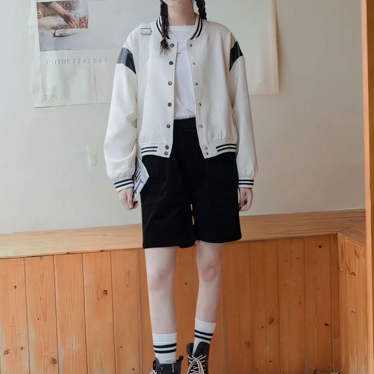 Women's Jacket – Loose Fit Windbreaker for Spring Comfort 2