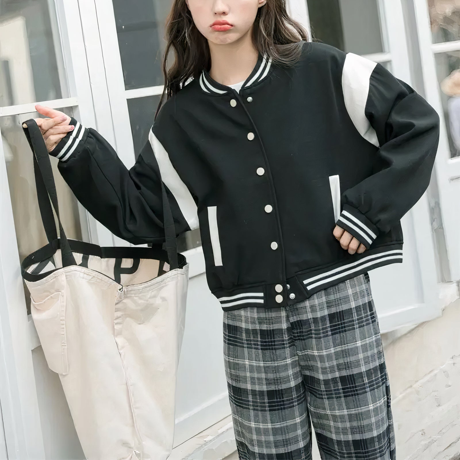 Women's Jacket – Loose Fit Windbreaker for Spring Comfort 4