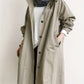 Women's Khaki Trench Coat – Tailored Fit for Effortless Style 2