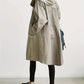Women's Khaki Trench Coat – Tailored Fit for Effortless Style 3
