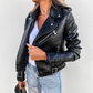 Women's Leather Biker Jacket – Stylish & Warm for Winter 3