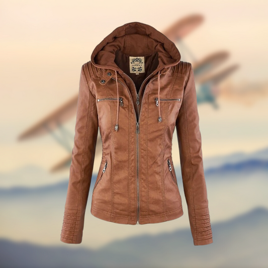 Women's Leather Jacket – Slim Fit for Chic Style & Comfort 0