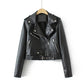 Women's Leather Jacket – Stylish Zip-Up with Flattering Belt 3