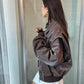 Women's Leather Jacket – Timeless Bomber for Year-Round Style 4