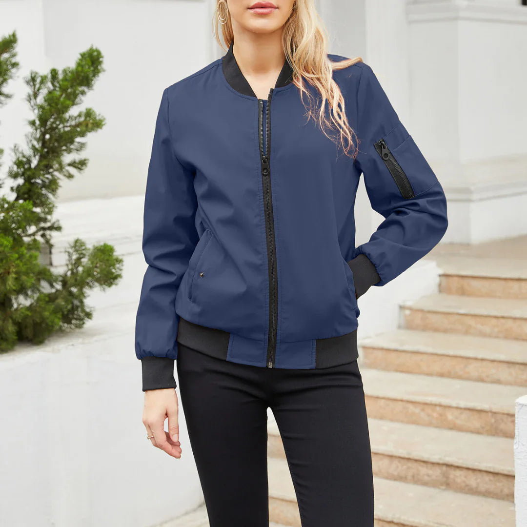 Women's Lightweight Bomber Jacket – Stylish & Versatile Layering 5