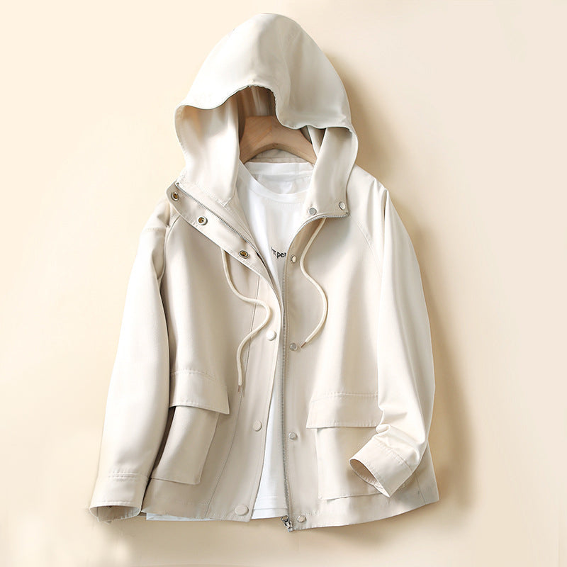 Women’s Lightweight Hooded Trench Coat – Effortless Style for Casual Days 1