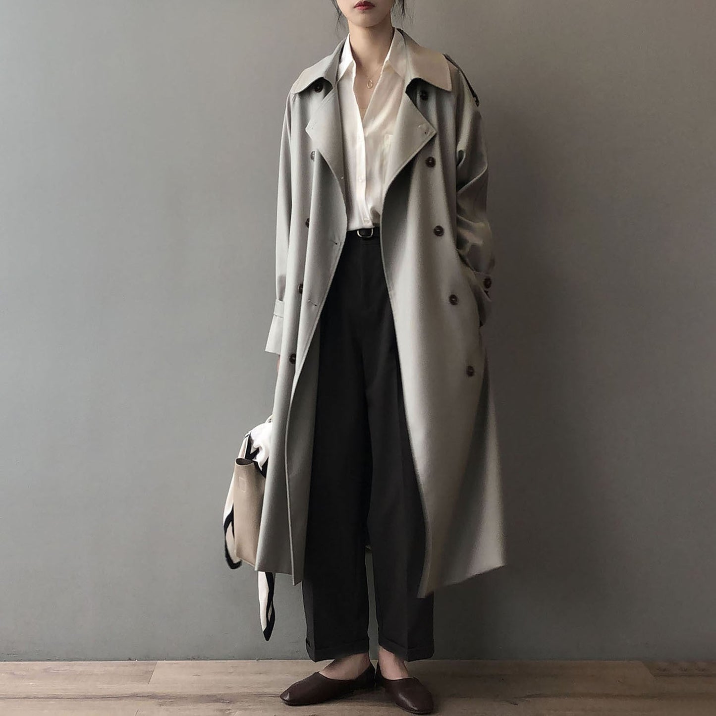 Women’s Long Belted Trench Coat – Chic Style for Every Occasion 0