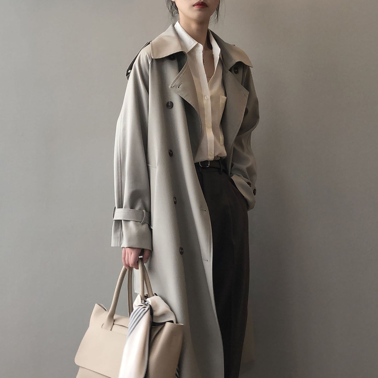 Women’s Long Belted Trench Coat – Chic Style for Every Occasion 1