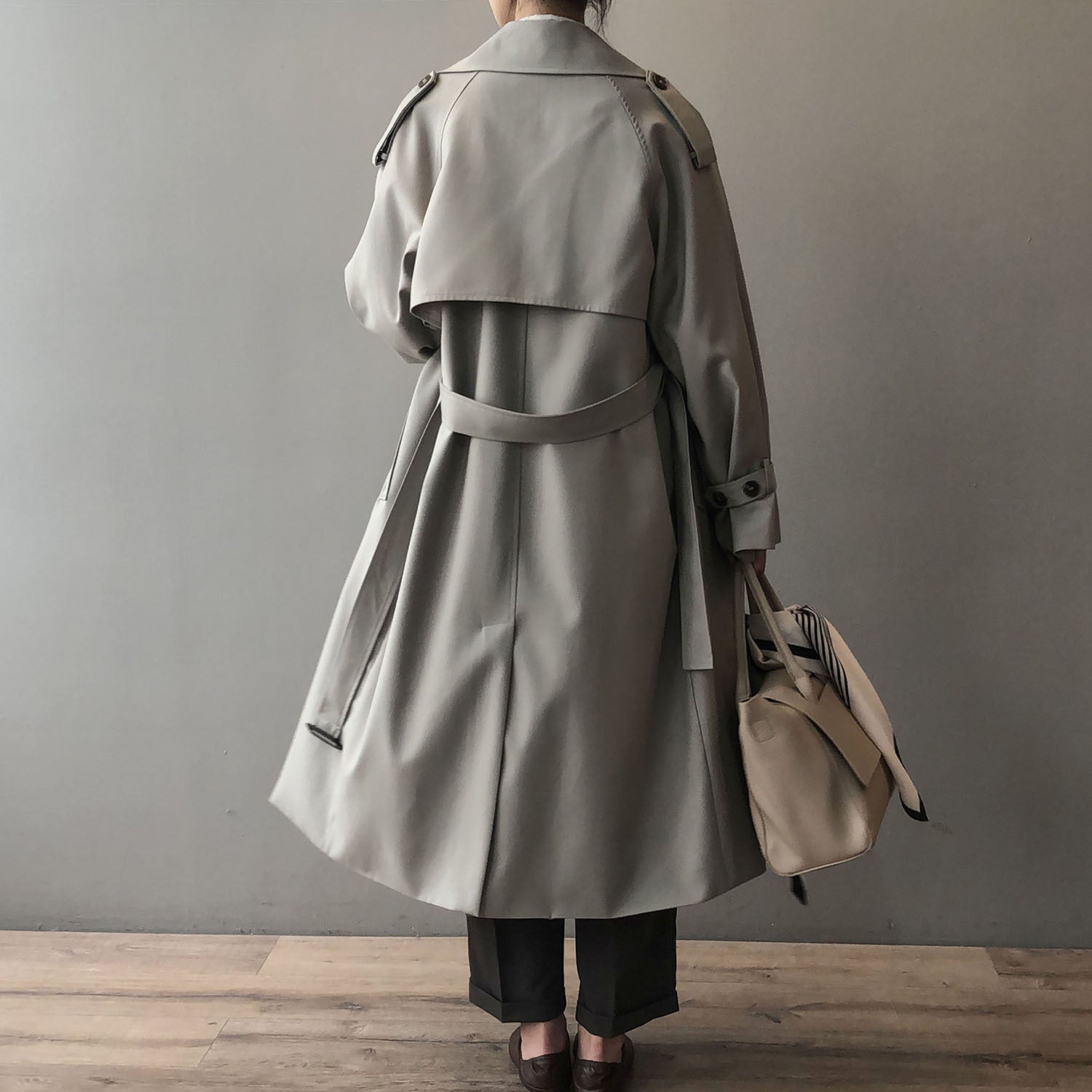 Women’s Long Belted Trench Coat – Chic Style for Every Occasion 3
