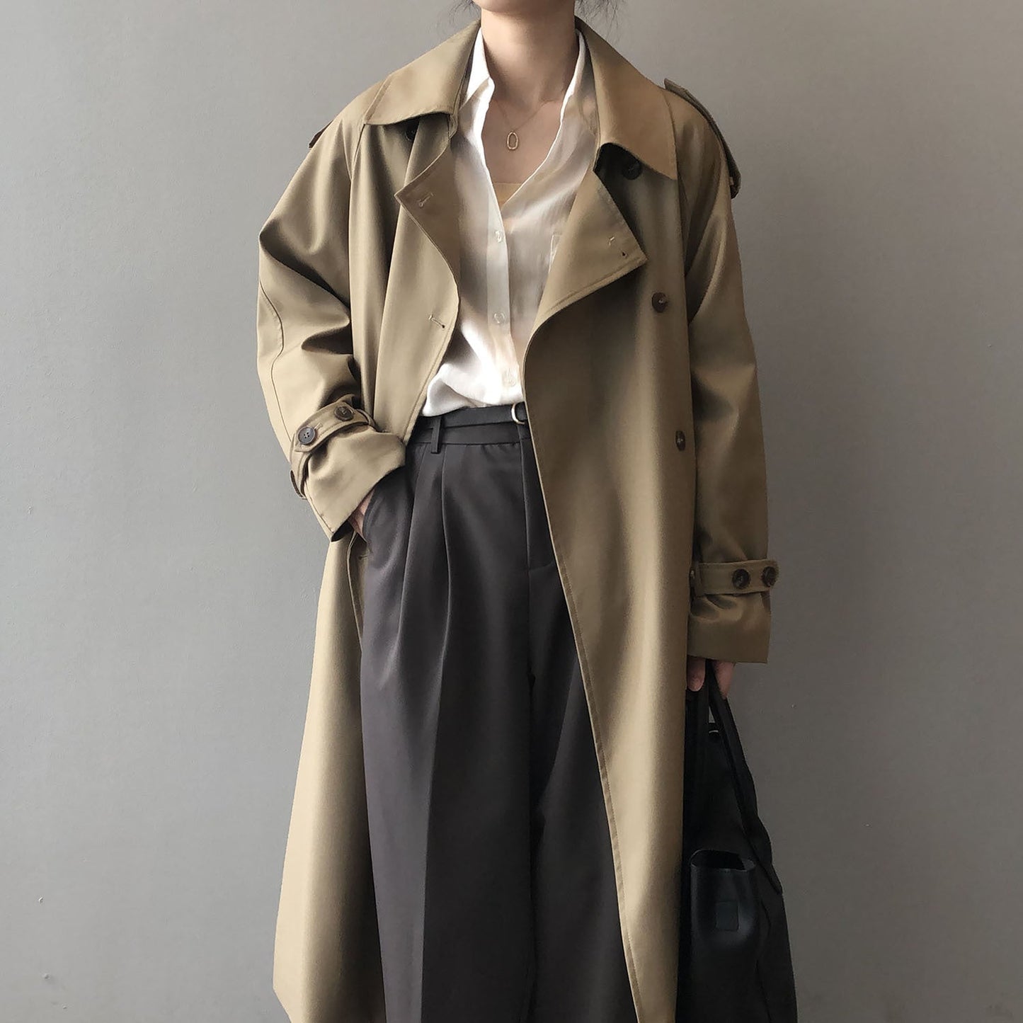 Women’s Long Belted Trench Coat – Chic Style for Every Occasion 4
