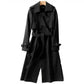 Women's Long Belted Trench Coat – Tailored Elegance for All Seasons 4