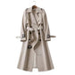 Women's Long Belted Trench Coat – Tailored Elegance for All Seasons 5