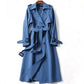 Women's Long Belted Trench Coat – Tailored Elegance for All Seasons 6