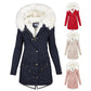 Women's Long Faux Fur Coat – Warm Padded Design for Winter 3