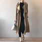 Women’s Long Trench Coat – Elegant Lapel Design for Effortless Style 1