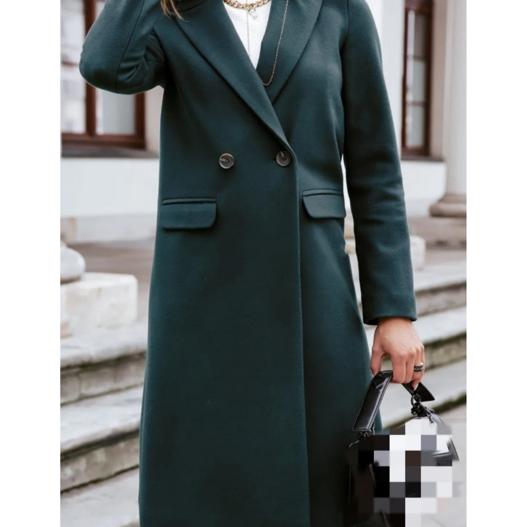 Women's Long Trench Coat – Elegant Style for Autumn & Winter 4