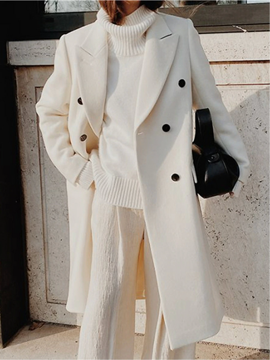 Women's Long Trench Coat – Tailored Fit for Timeless Style 0