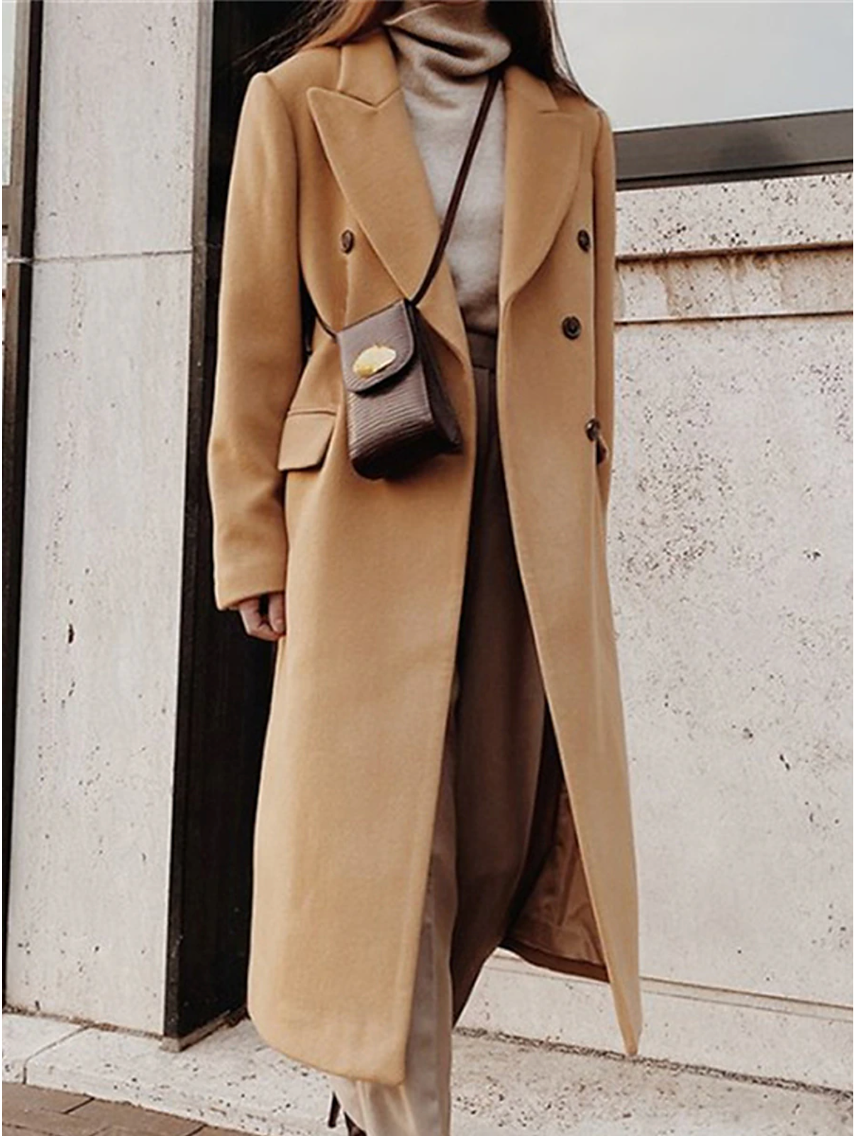Women's Long Trench Coat – Tailored Fit for Timeless Style 1