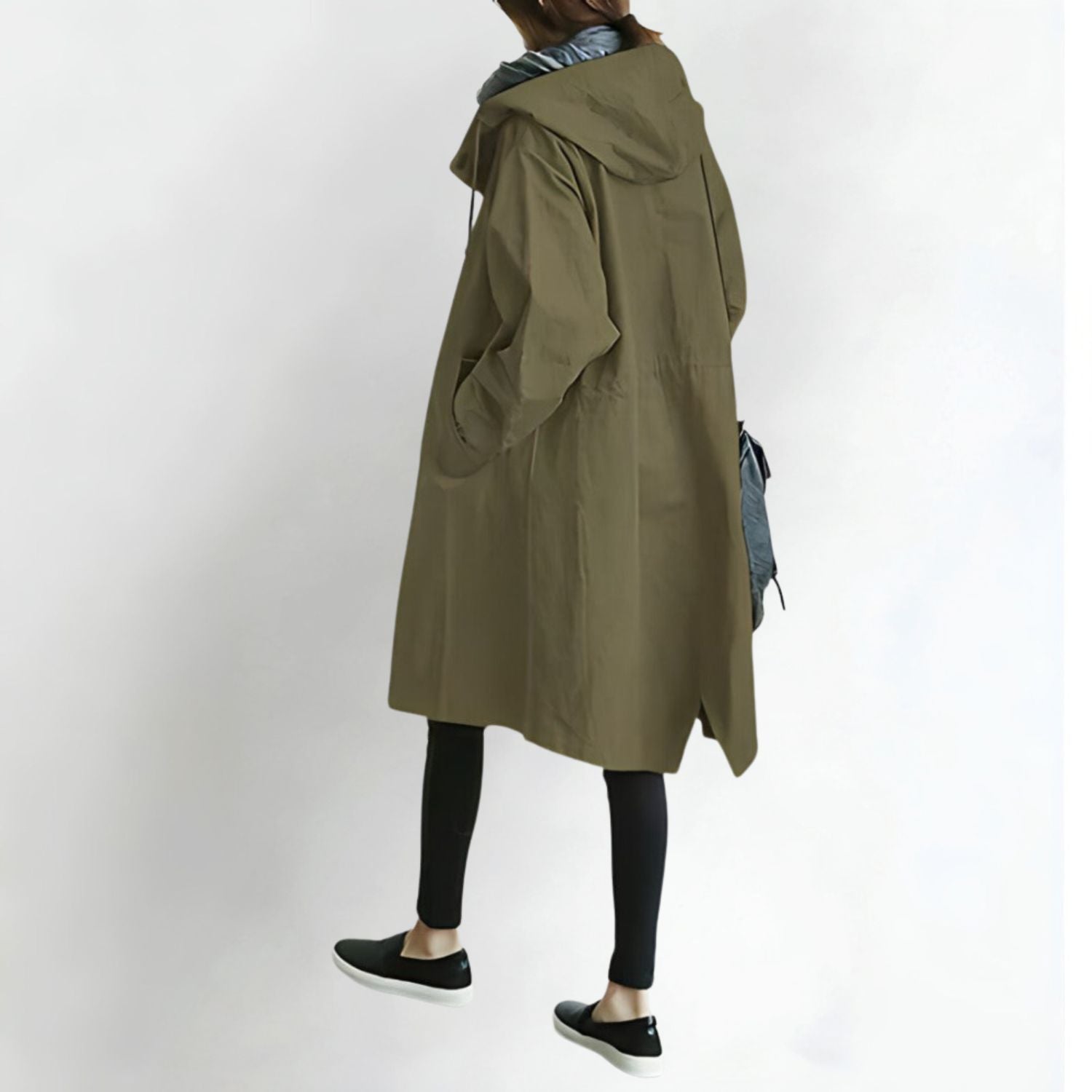Women's Long Windbreaker Jacket – Stylish Comfort for Autumn 8