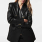 Women's Matte Faux Leather Jacket – Chic Spring Layering Essential 3
