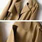 Women's Mid-Length Trench Coat – Chic Style for Spring & Autumn 2