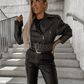 Women's Motorcycle Jacket – Edgy PU Leather for Street Style 1