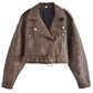 Women's Motorcycle Jacket – Edgy PU Leather for Street Style 4