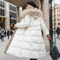 Women's Over-Knee Jacket – Chic Slim Fit with Fur Collar 2