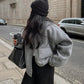 Women's Oversized Bomber Jacket – Chic & Comfortable Fall Layer 1