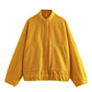 Women's Oversized Bomber Jacket – Chic & Comfortable Fall Layer 13