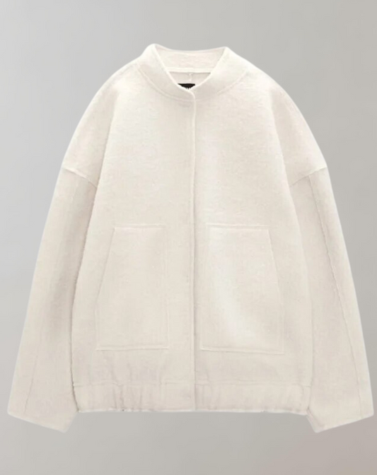 Women's Oversized Bomber Jacket – Stylish & Comfortable Fit 0