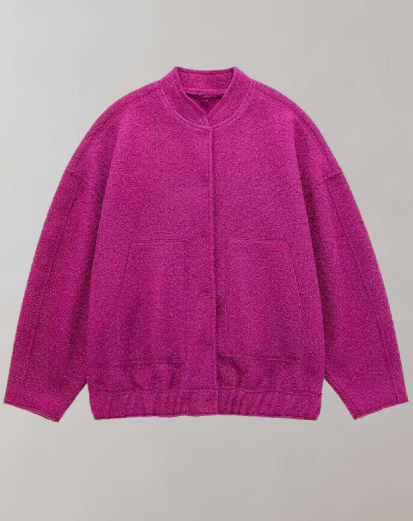 Women's Oversized Bomber Jacket – Stylish & Comfortable Fit 6