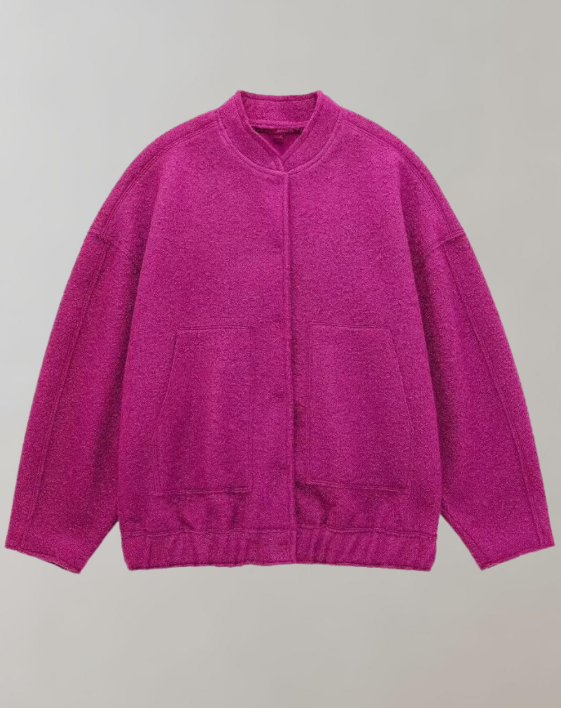 Women's Oversized Bomber Jacket – Stylish & Comfortable Fit 6