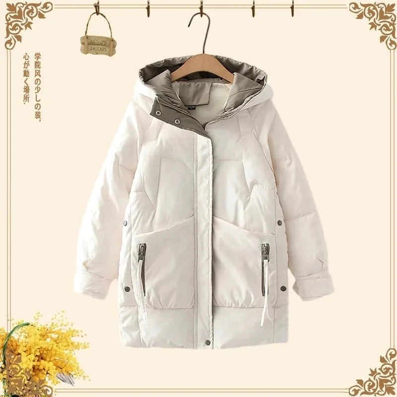 Women's Oversized Down Jacket – Cozy Cotton for Winter Warmth 4