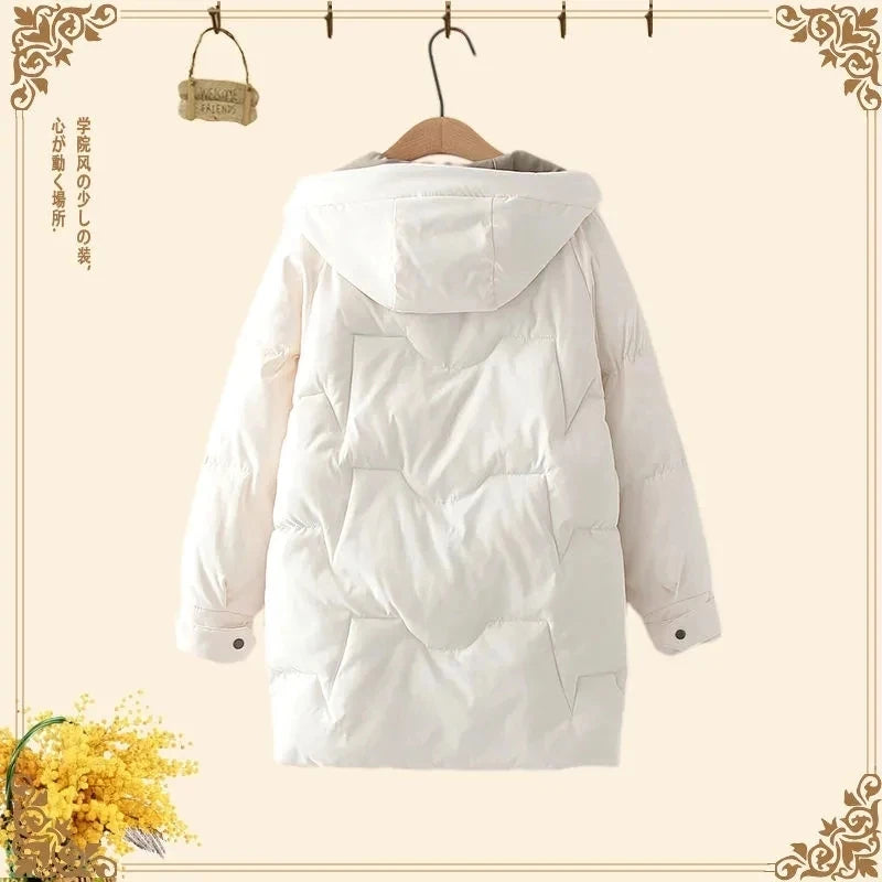 Women's Oversized Down Jacket – Cozy Cotton for Winter Warmth 5