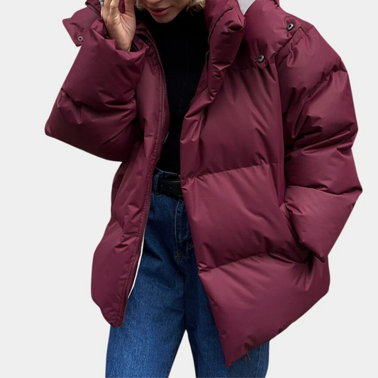 Women’s Oversized Padded Jacket – Cozy Quilted Design for Winter 0