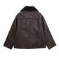 Women's Oversized Pilot Jacket – Cozy Teddy Lining for Winter 2