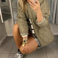 Women's Oversized Quilted Jacket – Cozy Style with Snap Buttons 4