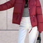 Women's Parka Coat – Stylish Warmth with Stand-Up Collar 8