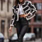 Women's Patchwork Leather Jacket – Stylish Faux Leather for Edgy Looks 1