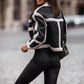 Women's Patchwork Leather Jacket – Stylish Faux Leather for Edgy Looks 2
