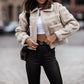 Women's Patchwork Leather Jacket – Stylish Faux Leather for Edgy Looks 4