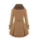 Women's Plus-Size Woolen Coat – Chic Double-Breasted Design 2