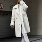 Women's Plush Long Cardigan – Cozy Suit Collar for Winter Style 1