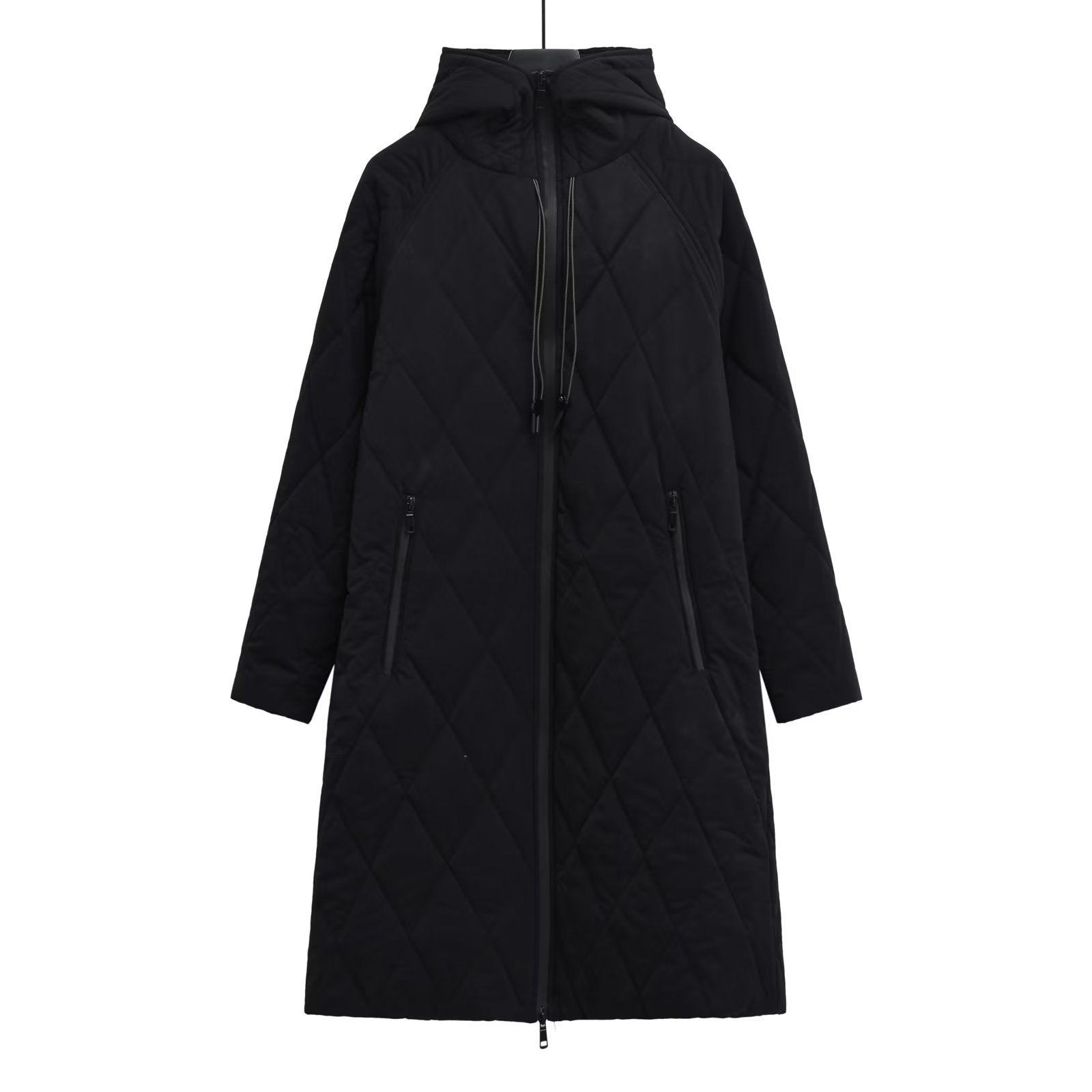 Women's Puffer Jacket – Diamond Quilted for Stylish Winter Warmth 0